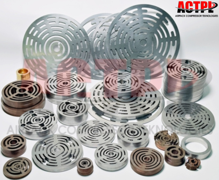 Metallic plates valve